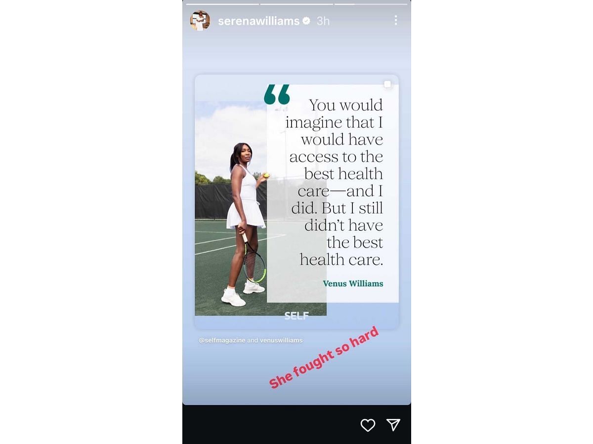 Serena Williams’ Instagram/@serenawilliams
